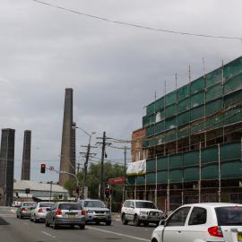 Chimneys relics, corner of Princes Highway and Sydney Park Road St Peters, 2008