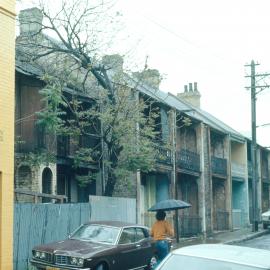 Terrace houses on Renwick Street Redfern, circa 1977