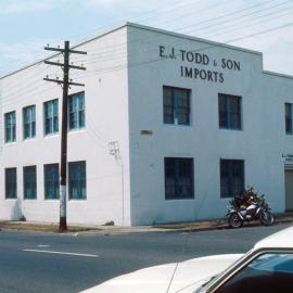 E.J. Todd & Son Imports on Lawrence Street Alexandria, circa 1977