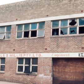 Formerly Hills & Willis Pty Ltd on Abercrombie Street Redfern, circa 1977