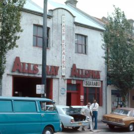 Allspray Smash Repairs on Abercrombie Street Chippendale, circa 1977