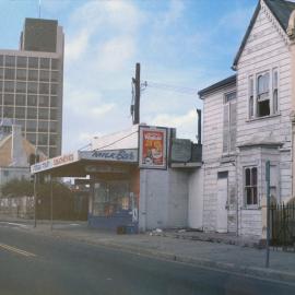 House and corner store on Lawson Street Redfern, circa 1977