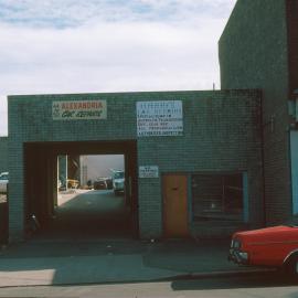 Alexandria Car Repairs on Botany Road Waterloo, circa 1977