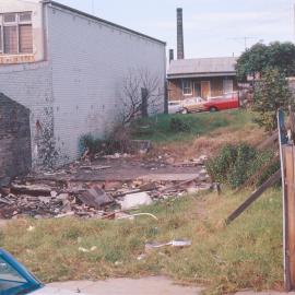 Vacant lot on Reserve Street Alexandria, circa 1977