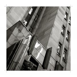 Front entrance façade of the City Mutual Building in Hunter Street Sydney, 2009