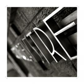 Art deco lettering on apartment building in Macleay Street Potts Point, 2009