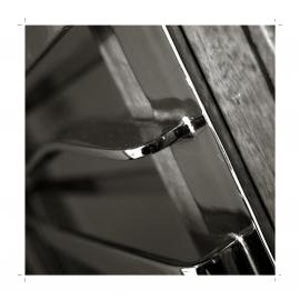 Brass detail on front door of Macleay Regis apartment building in Macleay Street Potts Point, 2009