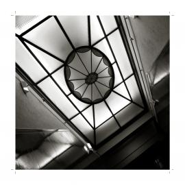 Light ceiling panel in foyer of the Ithaca apartment building in Ithaca Road, Elizabeth Bay, 2009