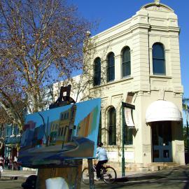 Streetscape with buildings affected by Metro proposal, Union Street Pyrmont, 2009