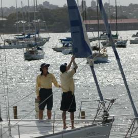 Sailors in Rushcutters Bay, 2003