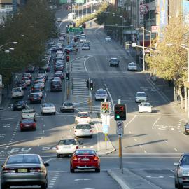 Traffic lights along William Street towards Kings Cross, 2003