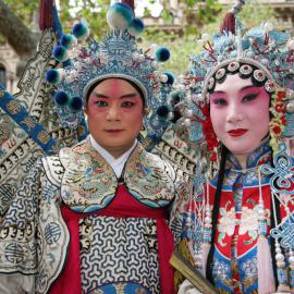 Opera Singers, Chinese New Year of the Dog, Belmore Park, Eddy Avenue Sydney, 2006