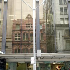 View showing traffic lights and pedestrian cameras, George Street Sydney, 2003