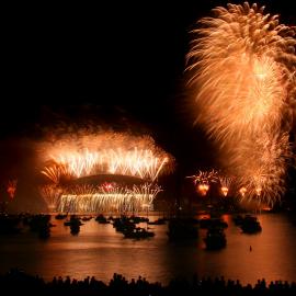 New Years Eve fireworks over Sydney Harbour, 2005