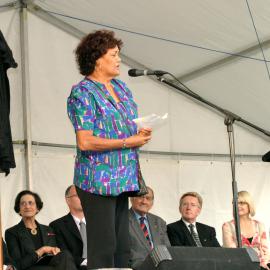 Speaker at the Redfern Community Centre opening, 2004