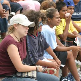 The crowd at the Redfern Community Centre opening, 2004