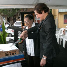 Auntie Joyce and the NSW Governor, Redfern Community Centre opening, 2004