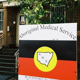 Aboriginal Medical Service signage, Portand Street Zetland, 2004