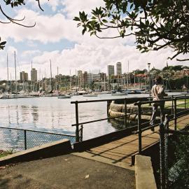 View east from Rushcutters Bay Park, 2004