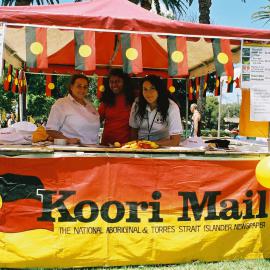 Koori Mail stall at Yabun, Redfern Park Redfern, 2005