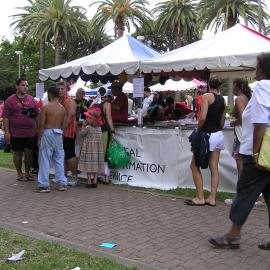 Gadigal Information Service stall at Yabun, Redfern Park Redfern, 2005