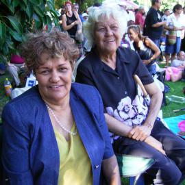 Two aunties at Yabun, Redfern Park Redfern, 2005