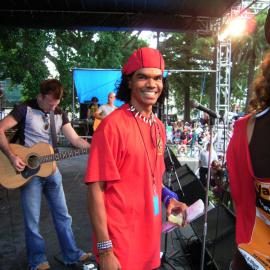 MC Sean Choolburra at Yabun, Redfern Park Redfern, 2005