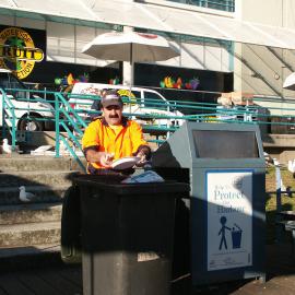 Fish Markets. view from the outdoor eating area, Bank Street Pyrmont, 2003