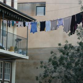Laundry on the clothesline, Ways Terrace Pyrmont, 2003