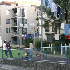 Public housing clotheslines, Ways Terrace Pyrmont, 2003