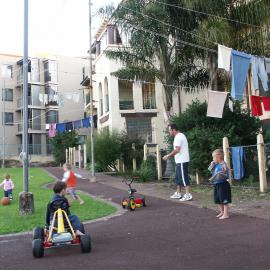 Children playing outside, Ways Terrace Pyrmont, 2003