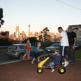 View of the city from the backyard, Ways Terrace Pyrmont, 2003