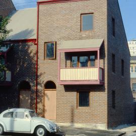 Woolloomooloo Redevelopment Project, terrace, Forbes Street Woolloomooloo, 1981