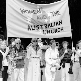 Women and the Australian Church group, Hyde Park, Sydney, 1995