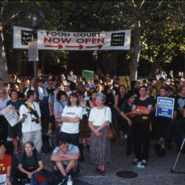 Crowd shot at Anti Mandatory Sentencing Rallly, Hyde Park, 2000