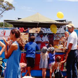 Australia Council for the Arts Booth at Invasion Day Concert, La Perouse, 1996