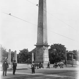 Thornton Monument ventilation shaft, Elizabeth Street Sydney, no date