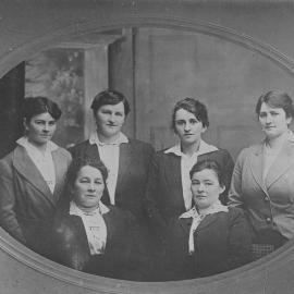 First typists - group of women employed by the Water Board, location unknown, 1915