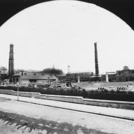 Old Crown Street Reservoir, Pumping Station and workshops, Surry Hills, circa early 1890's