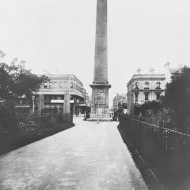 Thornton Monument ventilation shaft, Elizabeth Street Sydney, no date