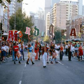 Pre Parade entertainment, Sydney Gay & Lesbian Mardi Gras, 1998