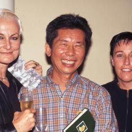 Celebrities Christine Manfield, William Yang, and Margie Harris at Festival Launch of Sydney Star Observer Festival Guide