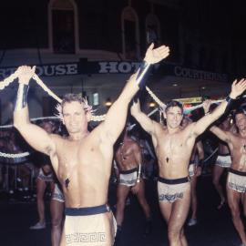 Albury Hotel, Mens Float, Sydney Gay & Lesbian Mardi Gras, 1997