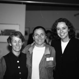 Helen, C.Moore Hardy and Judith at NSW State Library, exhibition Launch;