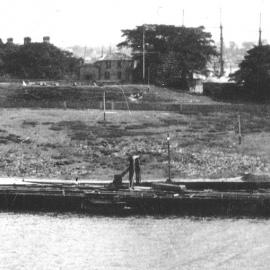 Dawes Point vehicular ferry ramp, circa 1900