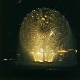 The El Alamein fountain, Fitzroy Gardens Kings Cross, 1962