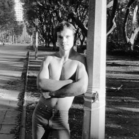 First model for the cover of the first The Sydney Star publication, Hyde Park Sydney, 1979