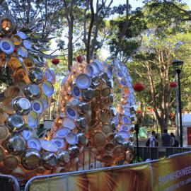 Snake sculpture, Chinese New Year Launch, Belmore Park Sydney, 2013