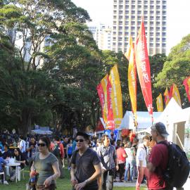 People at the Chinese New Year Launch, Belmore Park Sydney, 2013