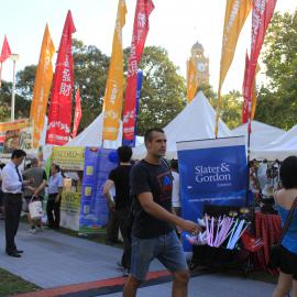 People at the Chinese New Year Launch, Belmore Park Sydney, 2013